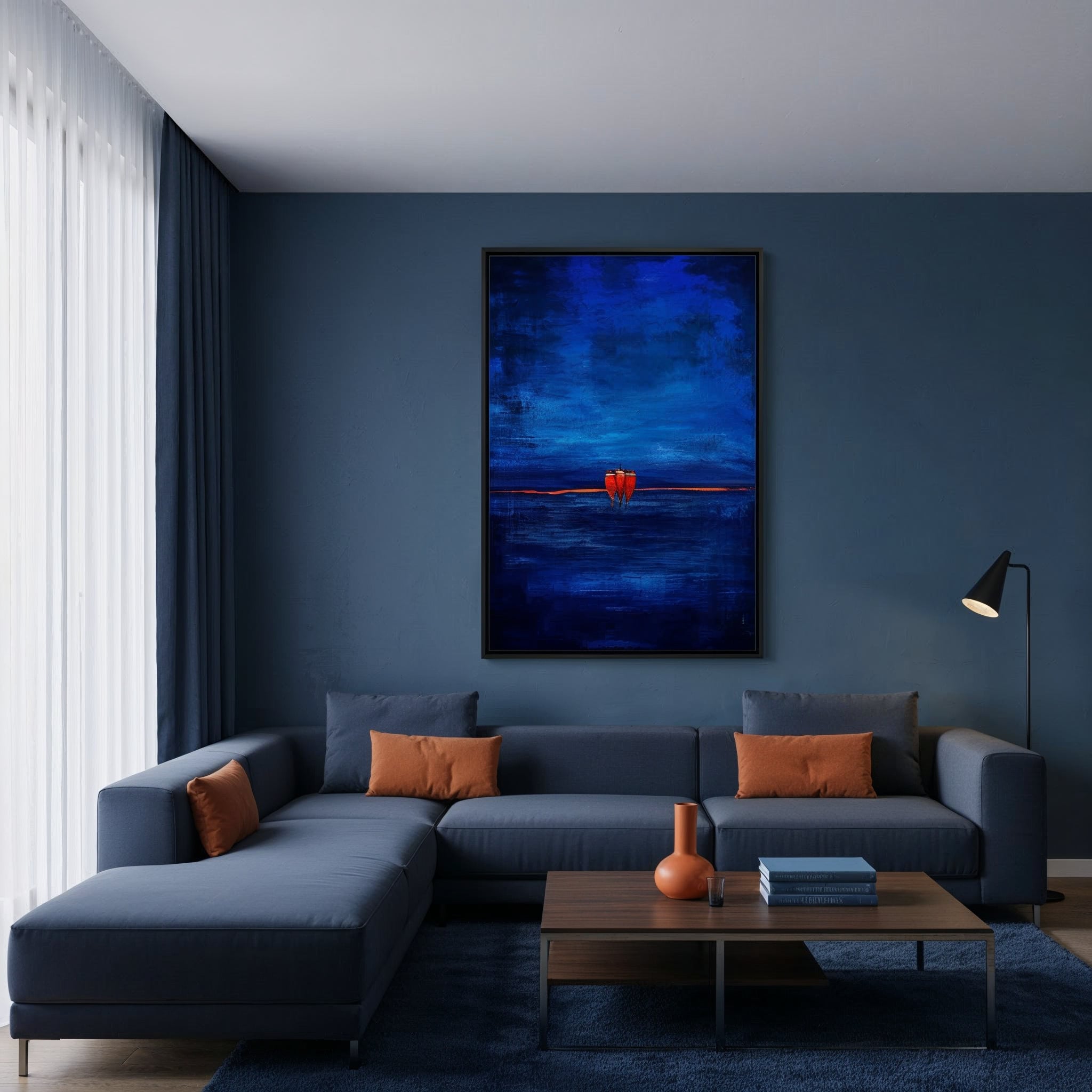 Three Little Birds Deep Blue