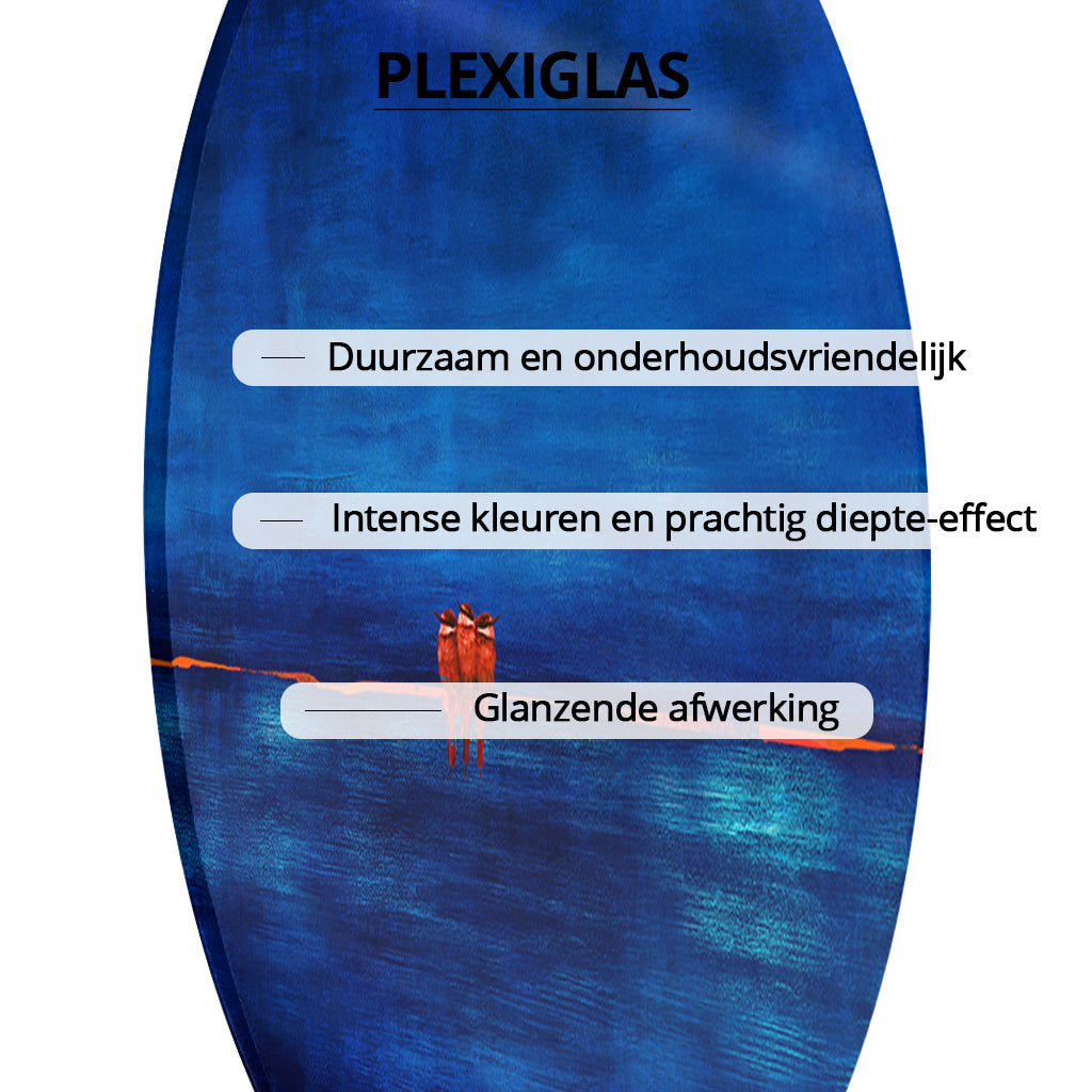 Three Little Birds Deep Blue RND