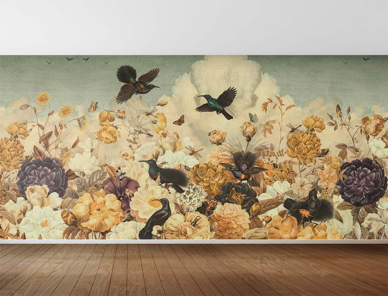 Golden Paradise Wallpaper